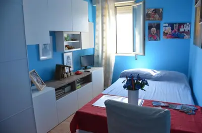 Letto o letti in una camera di Il Mare do Zu Pippo