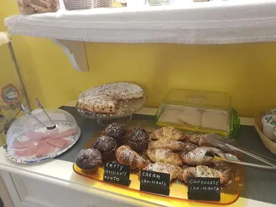 Cibo presso il bed & breakfast o nelle vicinanze