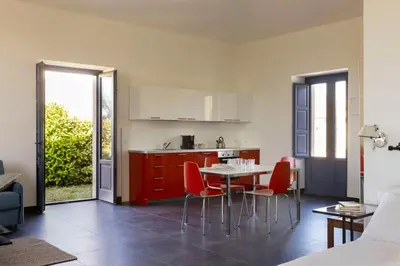 Cucina o angolo cottura di Masseria del Carrubo