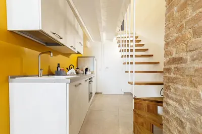 Cucina o angolo cottura di Casa Marene Ortigia