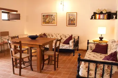 Area soggiorno di Agosud Casa vacanze