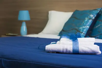Letto o letti in una camera di B&B Giosy