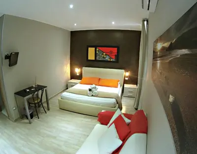 Letto o letti in una camera di Bed and Breakfast Morghella