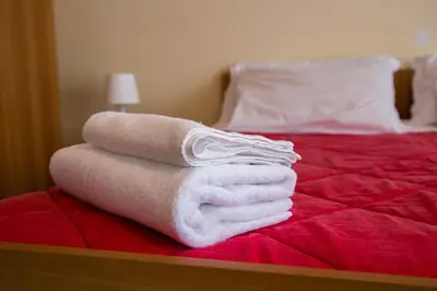Letto o letti in una camera di Zagarella House