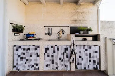 Cucina o angolo cottura di Casa Lina con terrazza