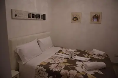 Letto o letti in una camera di Appartamento Ortigia
