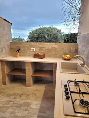 Cucina o angolo cottura di Villa Dalila