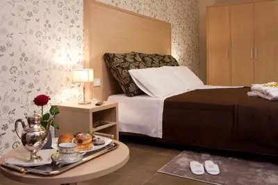 Letto o letti in una camera di Hotel Torre Del Sud