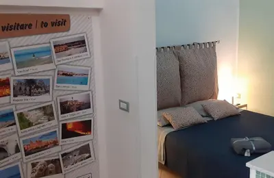 Letto o letti in una camera di O'Paisi Casa Vacanze