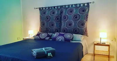 Letto o letti in una camera di O'Paisi Casa Vacanze
