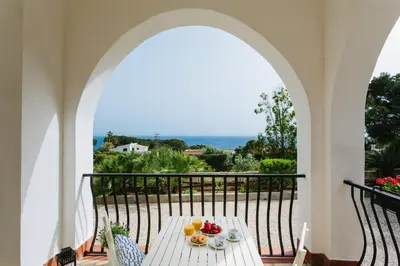 Balcone o terrazza di Villa del Quarzo