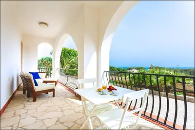 Balcone o terrazza di Villa del Quarzo