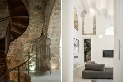 Area soggiorno di Anime a Sud - Residenza Hortus