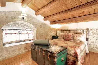 Letto o letti in una camera di Case del Vicolo Stretto