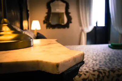 Letto o letti in una camera di Tenuta del Gelso