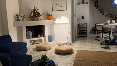 Area soggiorno di Villa sulla spiaggia tra Catania e Siracusa