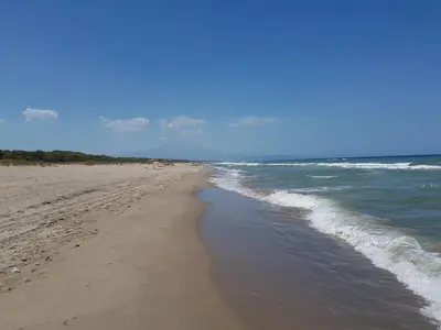 Paesaggio naturale nelle vicinanze della villa