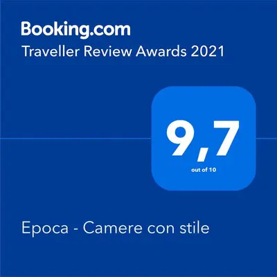 Certificato, attestato, insegna o altro documento esposto da Epoca - Camere con stile
