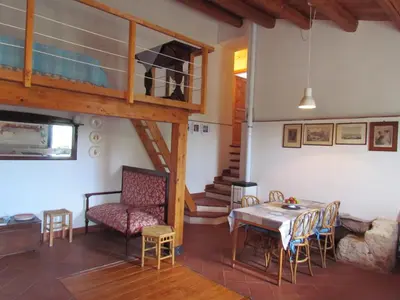 Area soggiorno di Casa Sarculla