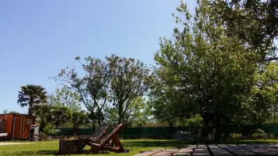 Giardino di Villa Luna a pochi passi dalla spiaggia