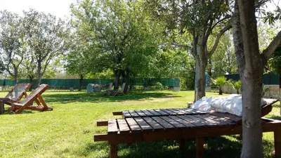 Giardino di Villa Luna a pochi passi dalla spiaggia