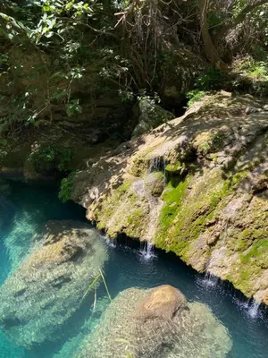 Paesaggio naturale nelle vicinanze della villa
