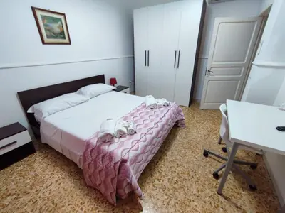 Letto o letti in una camera di Casa Rosalba