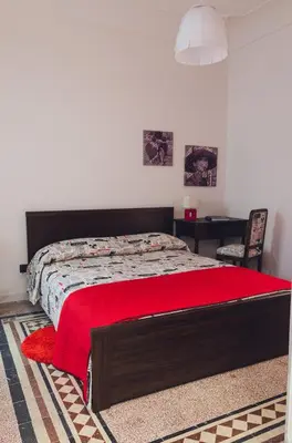 Letto o letti in una camera di Casa Diaz