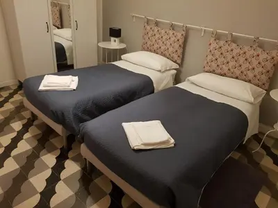 Letto o letti in una camera di Casa Diaz