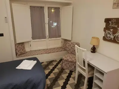 Letto o letti in una camera di Casa Diaz