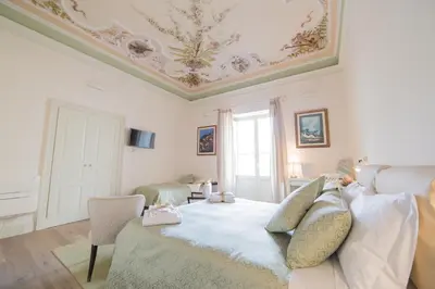 Letto o letti in una camera di Il Leone Blu