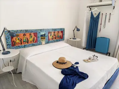 Letto o letti in una camera di House SoleSiculo