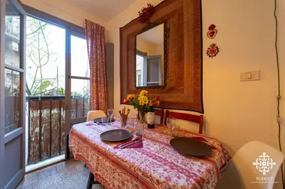 Letto o letti in una camera di Casa Sophia