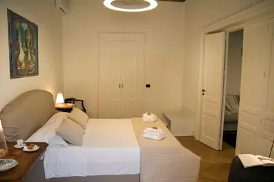 Letto o letti in una camera di Alagona House