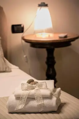 Letto o letti in una camera di Alagona House