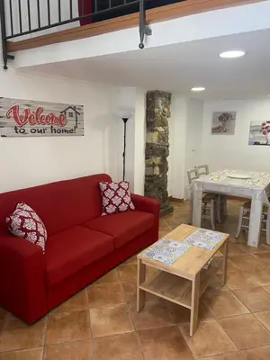 Area soggiorno di Casa trinità