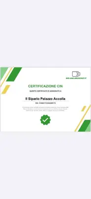 Certificato, attestato, insegna o altro documento esposto da Il Sipario Palazzo Accolla