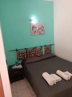 Letto o letti in una camera di Stefano e Federica