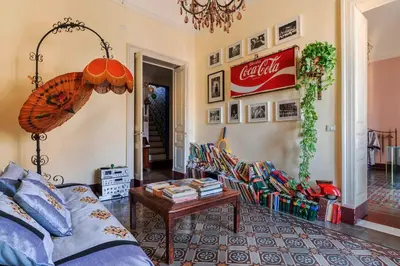Area soggiorno di La Cot B&B