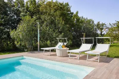 Piscina di Giardino di Limoni eco friendly villa pool o nelle vicinanze