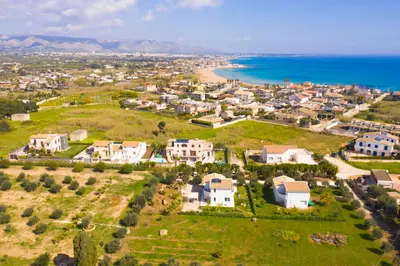 Paesaggio naturale nelle vicinanze della casa vacanze