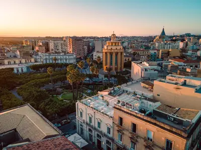 Vista generica su Siracusa o vista sulla città dall'interno dell'hotel
