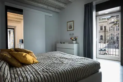 Letto o letti in una camera di Casa Matteotti