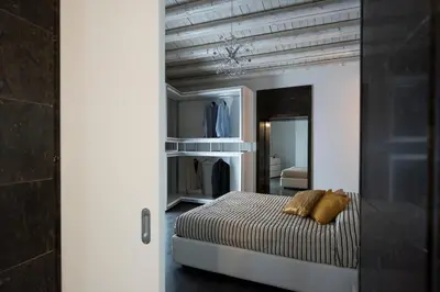 Letto o letti in una camera di Casa Matteotti