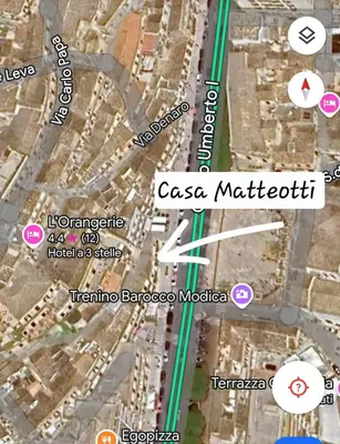 Planimetria di Casa Matteotti