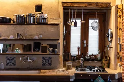 Cucina o angolo cottura di Palazzu Stidda Catania