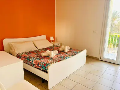 Letto o letti in una camera di Fronte mare 