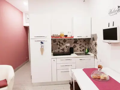 Cucina o angolo cottura di La Casetta Di Lori Ortigia