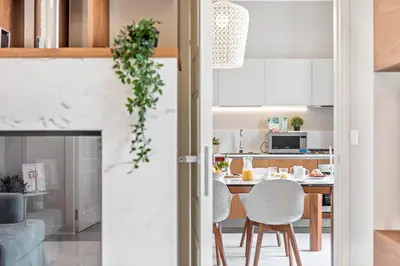 Cucina o angolo cottura di Darsena Apartments by Wonderful Italy