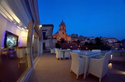 TV o dispositivi per l'intrattenimento presso San Giorgio Modica Hotel